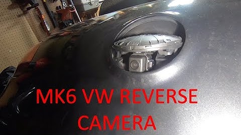 How to Add a Reverse Camera to your MK6 Volkswagen!