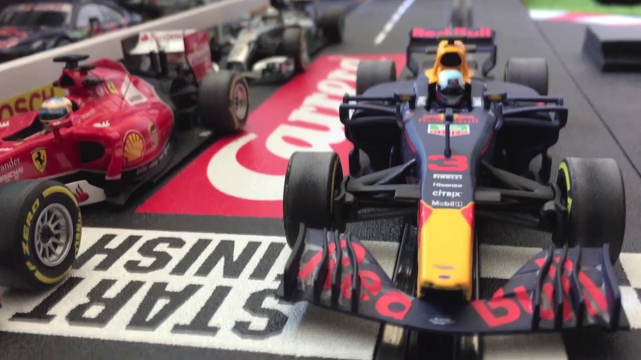 CARRERA Red Bull F1 20 MPH SLOT CAR- Crazy Fast! Drifts! - YouTube