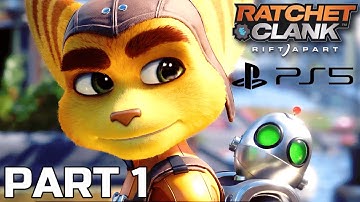 RATCHET AND CLANK RIFT APART PS5 Walkthrough Gameplay Part 1 - INTRO | No Commentary (PlayStation 5)