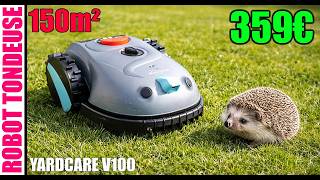 je teste un robot tondeuse à moins de 400€ ca vaut quoi ? YARDCARE V100