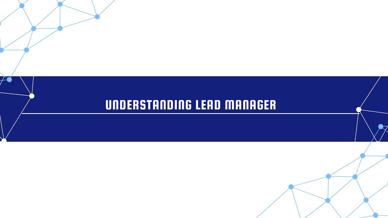 Lead Manager - YouTube