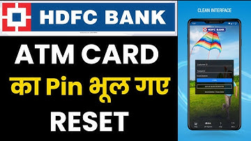 hdfc atm pin bhul gaye to New pin kaise banaye | how to reset hdfc bank debit card pin
