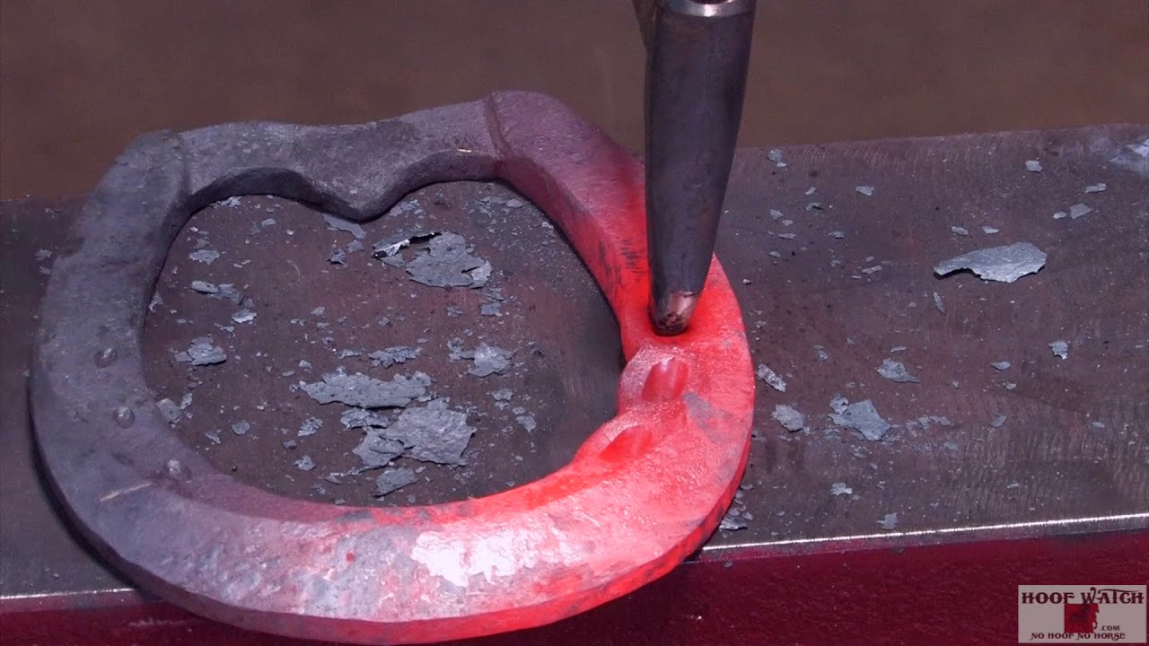 world Championship Blacksmiths Craig Trnka, CJF -Hackney shoe