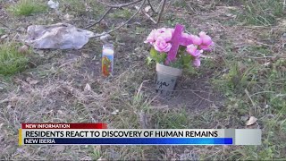 Residents reacts to discovery of human remains