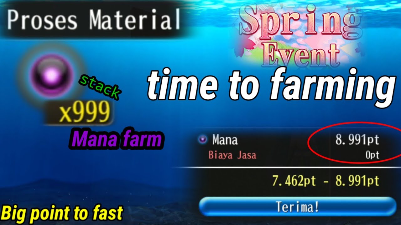 waktu nya farming mats mana🔥🔥hanami event toram online