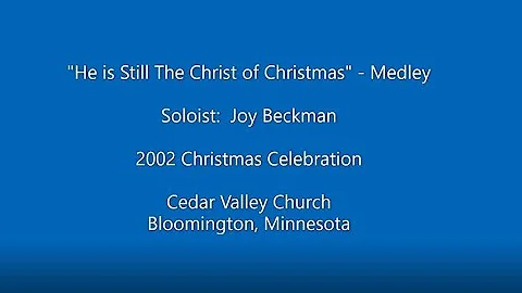 2002 Christmas Celebration - Joy Beckman Sings "He...