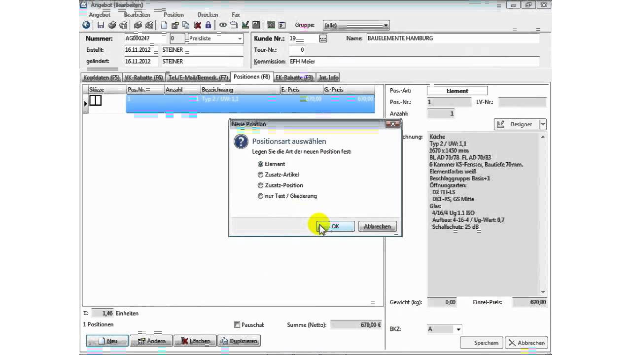 Winkhaus AV-WIN – die Fensterbausoftware (Tutorial) - YouTube