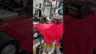 SOMAX SM-08A auto outer elastic attaching machine#shorts#uniformes #sportswear #sewing#sewingmachine