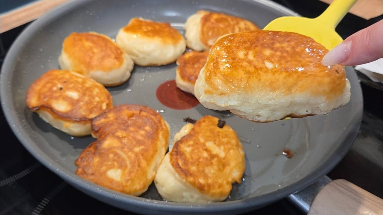 How to make kefir pancakes at home. Grandma pancakes.