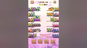 Bird Sort 2 🐦🐦 Level 116 #Solution