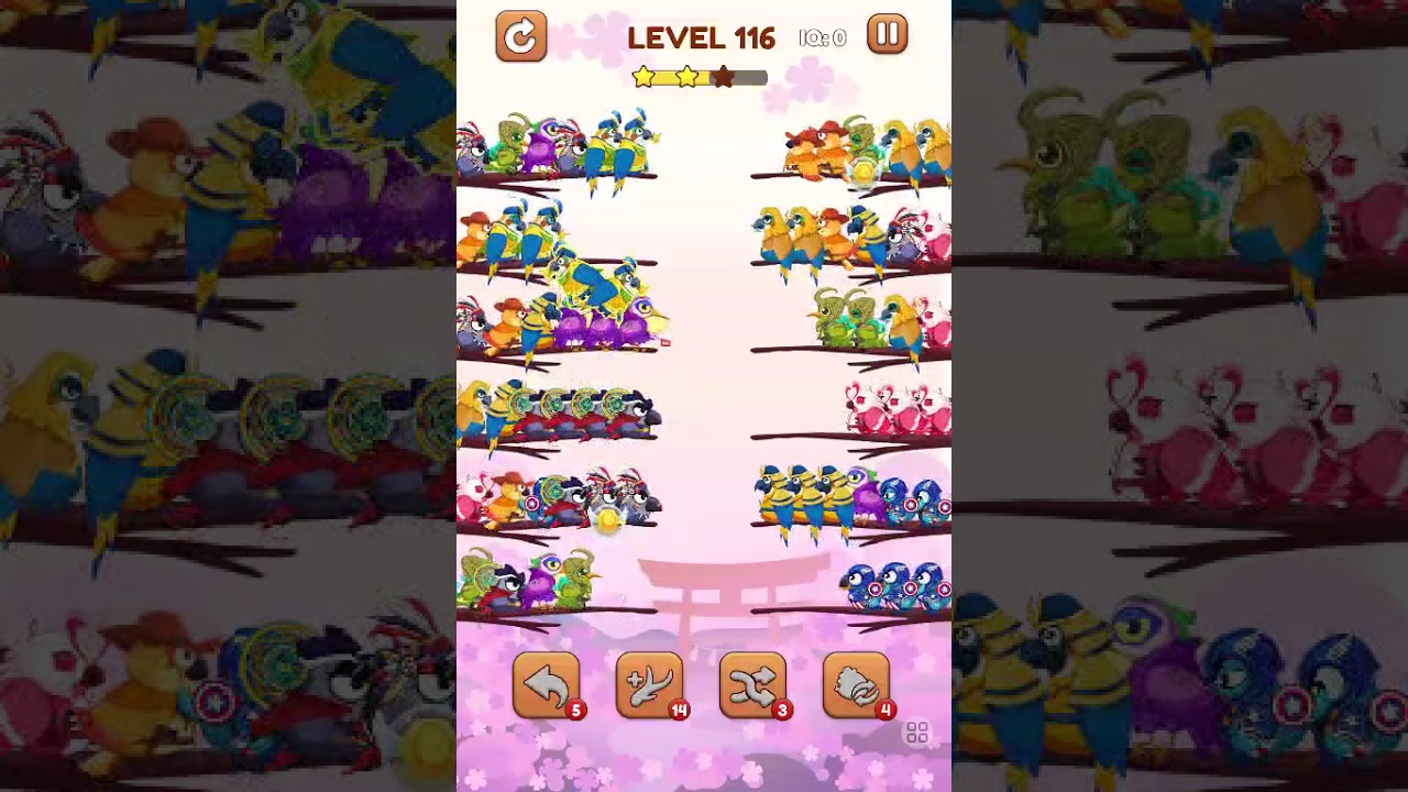 Bird Sort 2 🐦🐦 Level 116 