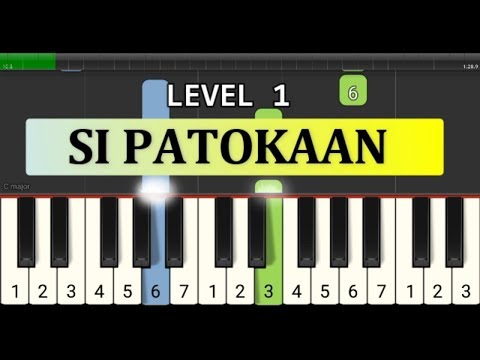 Not Piano Si Patokaan - Tutorial Level 1 - Lagu Daerah Nusantara Tradisional - Sulawesi Utara