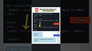 CSS attr() is a game changer #webdevelopment #css #shorts