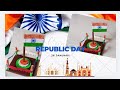 How to make Republic day craft for school competition🇮🇳 / Diy Republic day craft🇮🇳 
