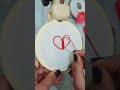آموزش گلدوزی دوخت قلب به روش ساده SHORTS 