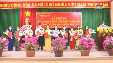 Huyện Côn Đảo công bố quyết định bổ nhiệm cán bộ quản lý năm 2021 | BRTgo