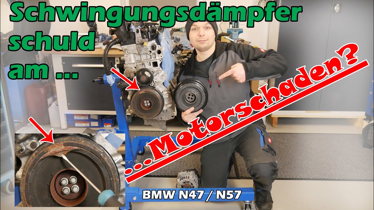 Riemenscheiben Demontage Werkzeug Kurbelwelle BMW N47 Schwingungsdämpfer Motor 