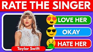 Rate the Singer 🎤 2024 Hottest Singers & Bands Tier list Challenge | Celebrity Quiz