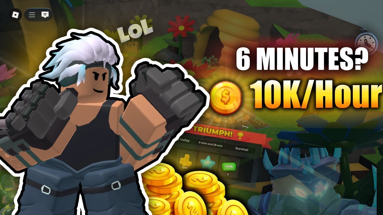 SOLO FALLEN SPEEDRUN in 6 MINUTES? (10K Coins/Hour) COIN GRIND (TDS Roblox)