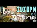 Rock Radio Drum Loop 110 BPM - "Bright Room" Series (10 Minutes Practice Track).