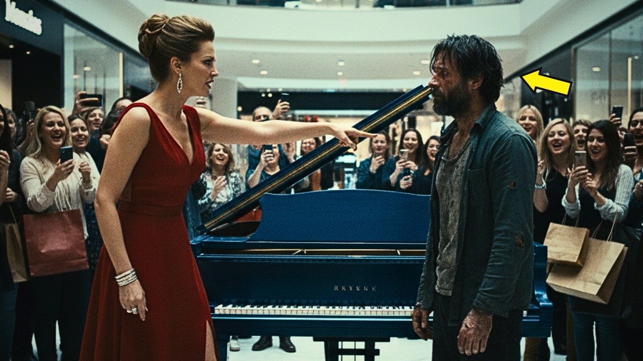 „ZAGRAJ NA TYM FORTEPIANIE, A POSTAWIĘ CI KOLACJĘ!” — ZAKPIŁA MILIARDERKA Z BEZDOMNEGO CHWILĘ PÓŹNIE