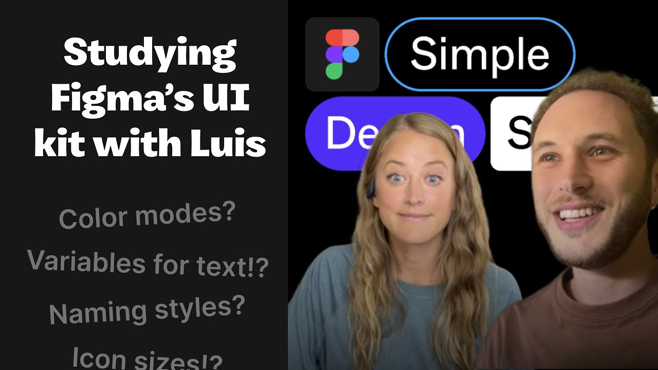 Deep dive into Figma’s UI kit: Simple Design System with Luis - YouTube