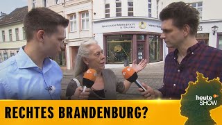 Wahlkampf in Brandenburg: Lutz van der Horst und Fabian Köster fahren Richtung Ostopia! | heute-show