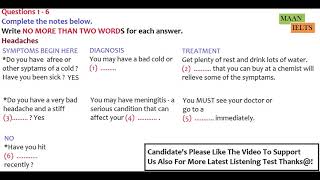 RECENT IELTS LISTENING TEST || 19 OCTOBER, 2021 || #REAL#EXAM#QUESTIONS