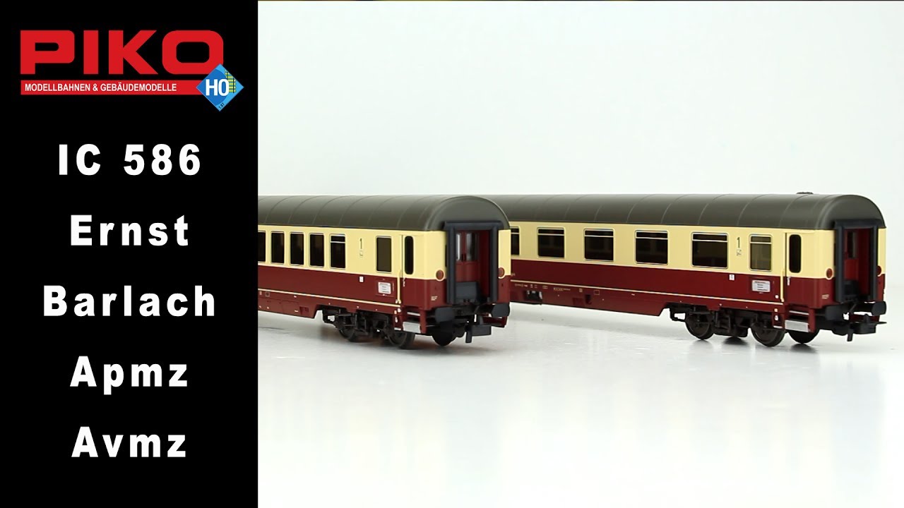 Piko Db Ic Rijtuigen Tee Kleuren Ic 586 Ernst Barlach H0 59660
