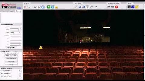 Coenradie scant het theater De Enck in Oirschot met de nieuwe Leica C10 Laserscanner.