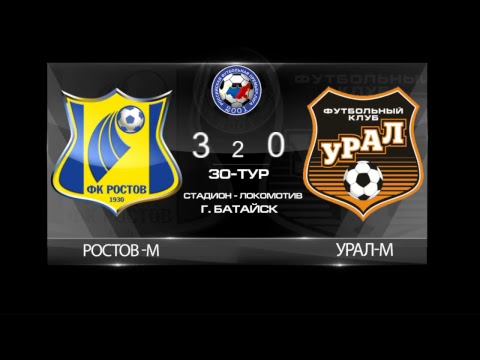 football score РОСТОВ м (Ростов-на-Дону) - УРАЛ м ( Екатеринбург)