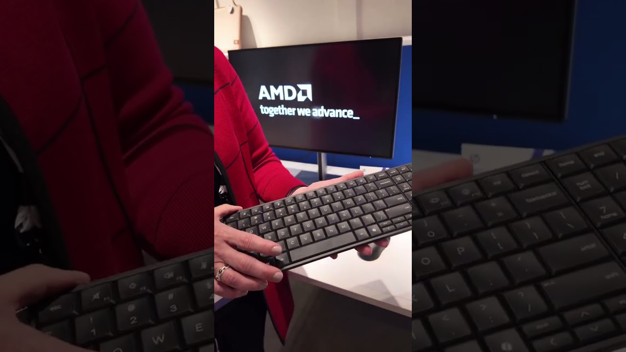The HP EliteBoard G1a has a computer built inside #ces2026
