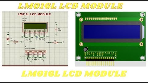 HOW TO CREATE LM016L LCD MODULE FOR PROTEUS 8.#lcd #proteus8