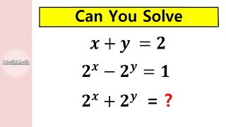 HOW TO: Challenging System of Equations (Part 37)