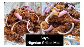 How I made suya from leftover ram/Suya made in the oven/Homemade Suya/Easy Suya Recipe/Nigerian BBQ