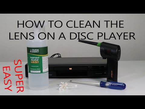 How to clean the lens on a CD, DVD or Blu-Ray disc player? Fix for DVD won&rsquo;t read error EASIEST WAY