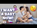 I want a baby now prank on boyfriend 👶🍼 | Korean Russian Couple *Cute*