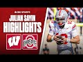 Ohio State QB Julian Sayin throws 4 touchdowns in win over Wisconsin | Highlights