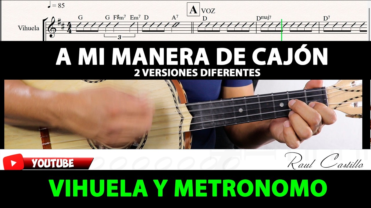 MY WAY VIHUELA AND METRONOME OF A DRAWER