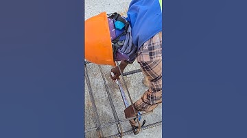 Mark spacing shear head rebar #shorts #construction #skills