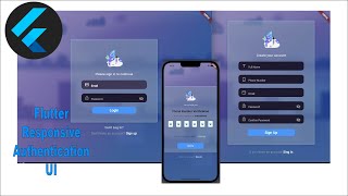 Flutter Login, Signup, Forgot Password, Pin-Code Responsive UI + Source Code