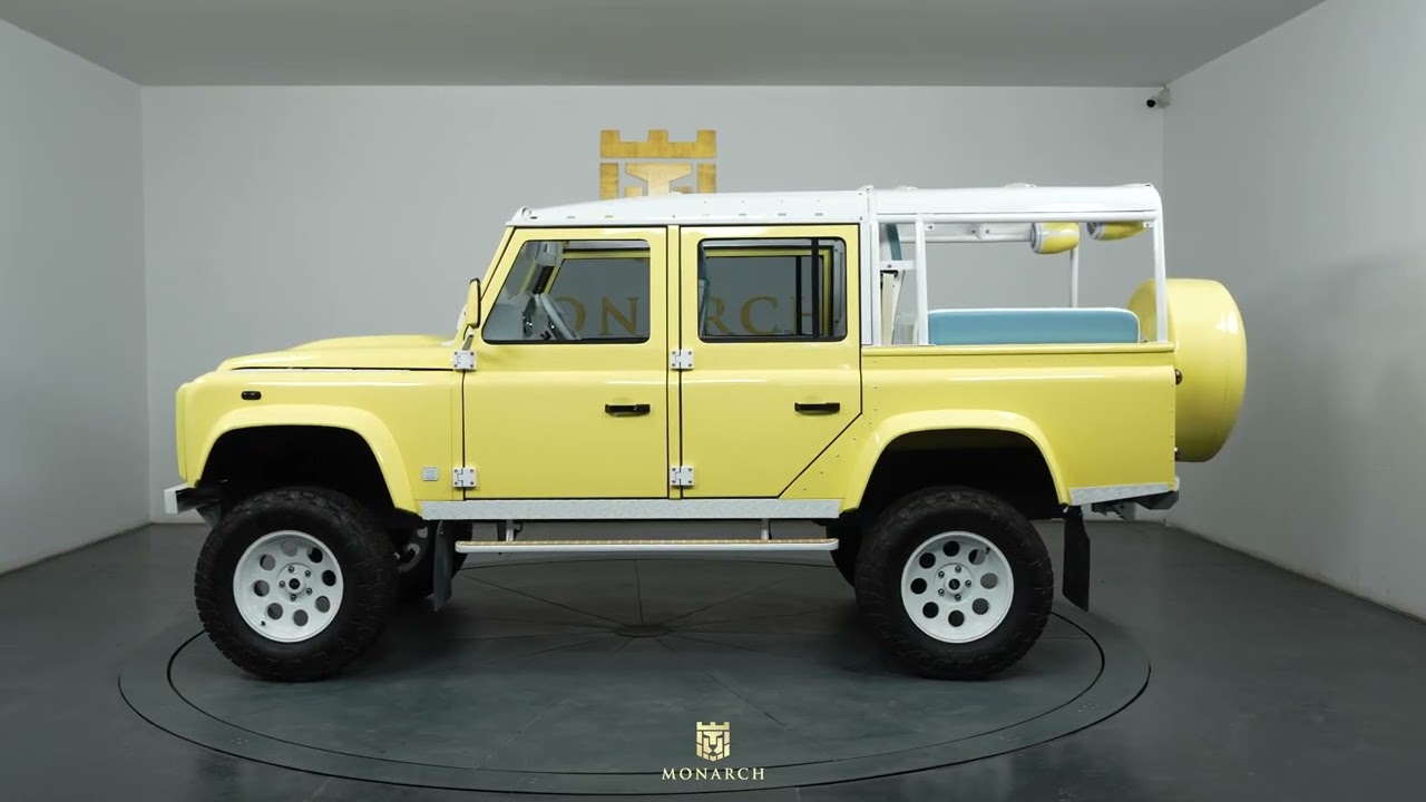 Tiki: Custom Defender D110 Soft Top | LT1 460HP Mellow Yellow 