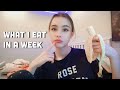 WHAT I EAT IN A WEEK *quarantine edition // realistic *