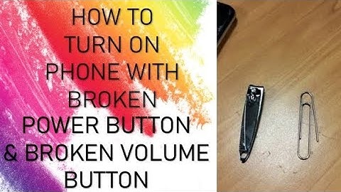 How to Turn On Oppo Phone without Power Button and broken volume button #OppoReno2f
