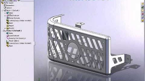 Frequency  Analysis with SolidWorks Simulation Professional