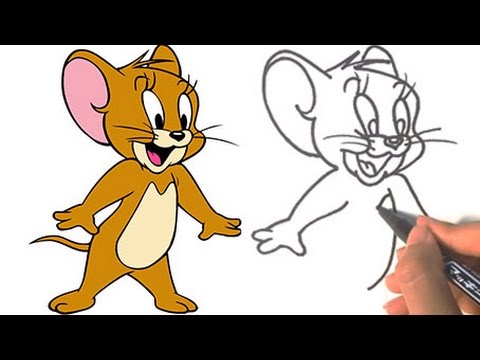 How to draw Jerry (Tom and Jerry)