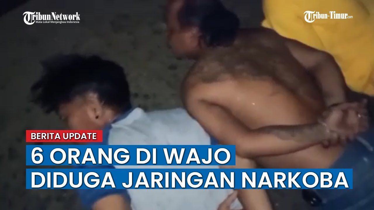 Polisi Tangkap 6 Orang di Majauleng Wajo, Diduga Jaringan Bandar Pengedar Sabu