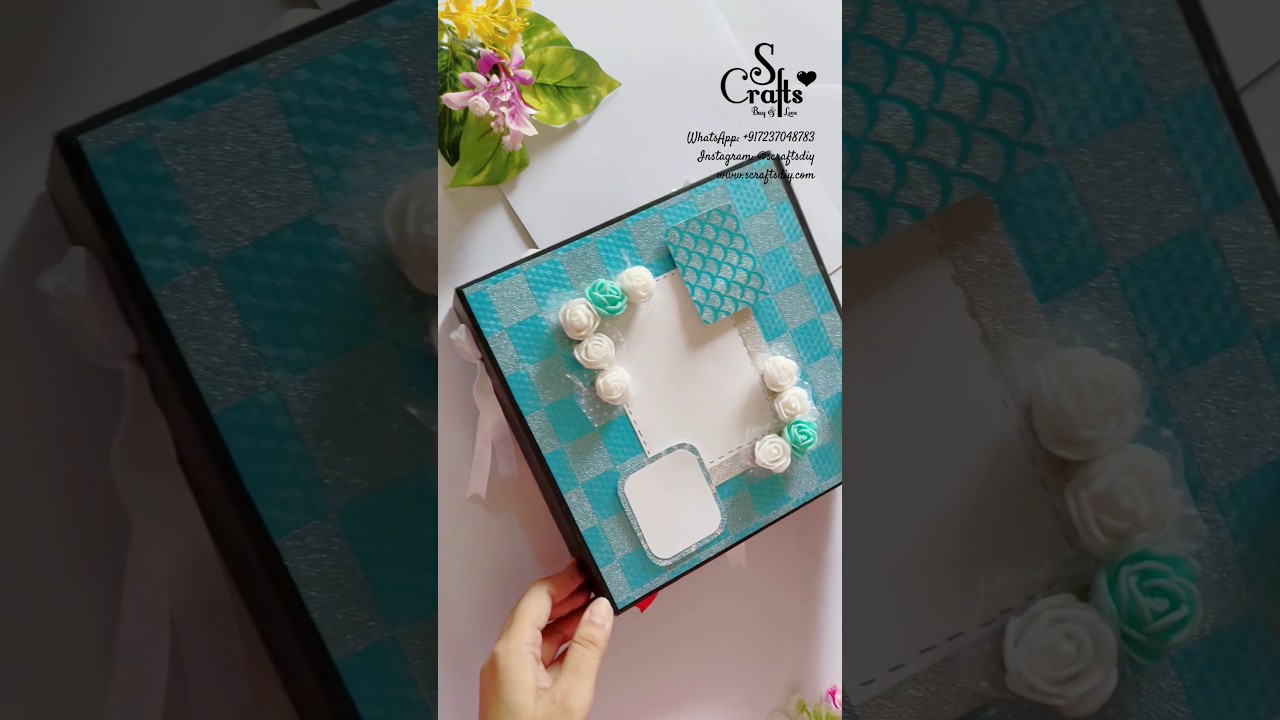 Scrapbook - Glitter Cover| handmade card ideas | greeting card | Birthday gifts |Anniversary gifts