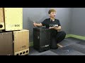 Clapbox cb50 pro cajon  3 instruments in 1  demo by geetanjali kalta cajon congo  bongos