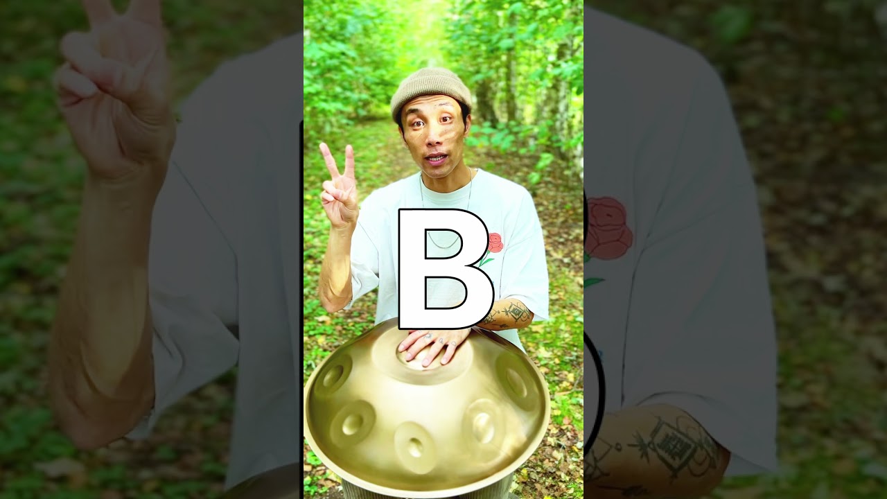 『ハンドパンのヒップホップ風ビート、どっちがスキ？』　#マジで叩けるようになる #shorts #REOMATSUMOTO #HandPan #ハンドパン #手碟 #癒しの楽器